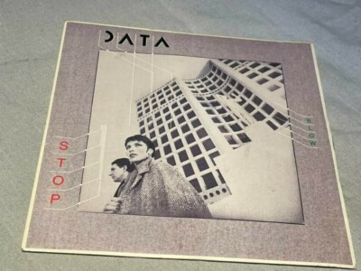 Data - Stop & Blow - Original Vinyl Record 7'' Single - 1985 Proto Records