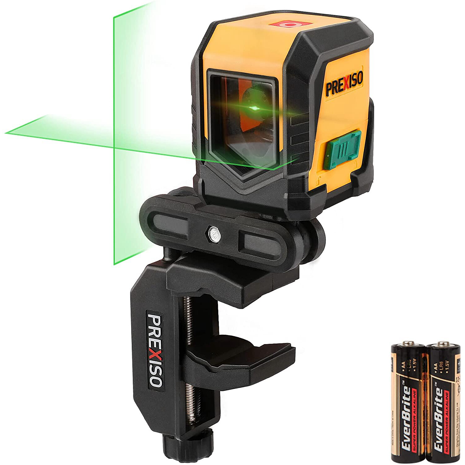 PREXISO Laser Level with Tripod 65Ft Self Leveling Cross Line Laser Level 360°