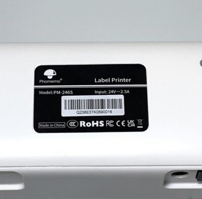 Phomemo PM-246S Direct USB Thermal 25.4-117mmShipping Label