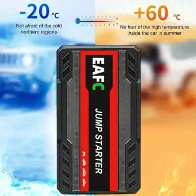 EAFC Portable Car Jump Starter Power Bank Emergency Car Battery Auto Starting