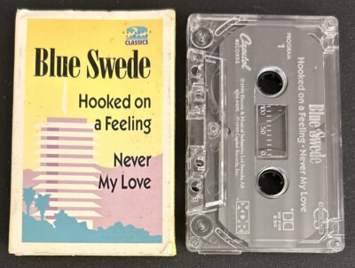 Blue Swede Hooked On A Feeling Never My Love 4JM44391 Cassette Tape Single 1990
