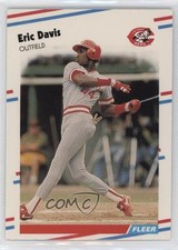 1988 Fleer Eric Davis #231 12zk