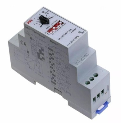 Programmable Digital Multifunction Timer Relay Switch 0.6S-100H AC/  DHC19M #pq