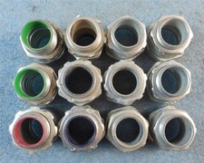 1" EMT Conduit Compression Connector - Lot of 12