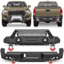Front Or Rear Bumper Wwinch Plate D-rings For 2016-2023 Toyota Tacoma 3rd Gen Front Or Rear Bumper Wwinch Plate D-rings For 2016-2023 Toyota Tacoma 3rd Gen