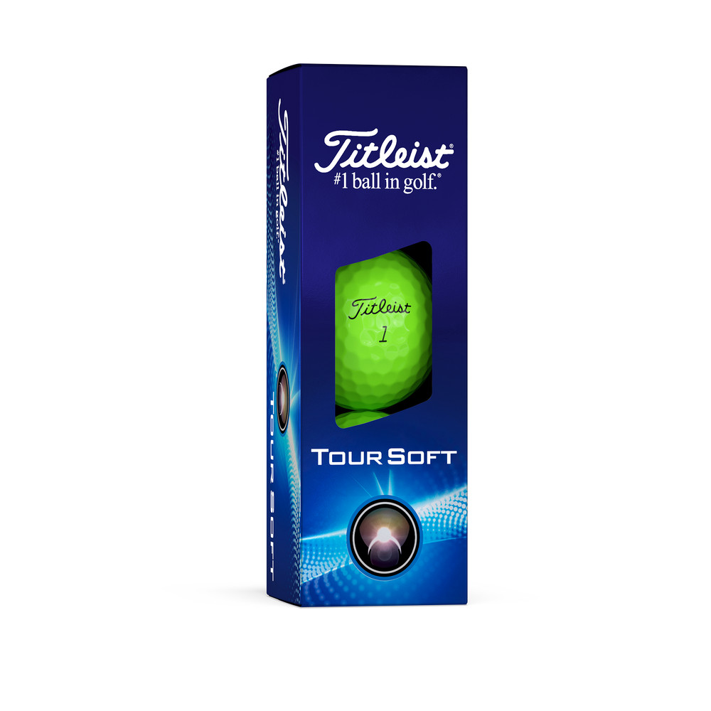 TITLEIST TOUR SOFT GREEN 2024 GOLF BALL DOZEN