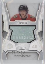 2021-22 SPx Finite Rookies Silver Spectrum 34/75 Wyatt Kalynuk #F-19 1m2s