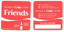 Sous bock Coca-Cola recto verso