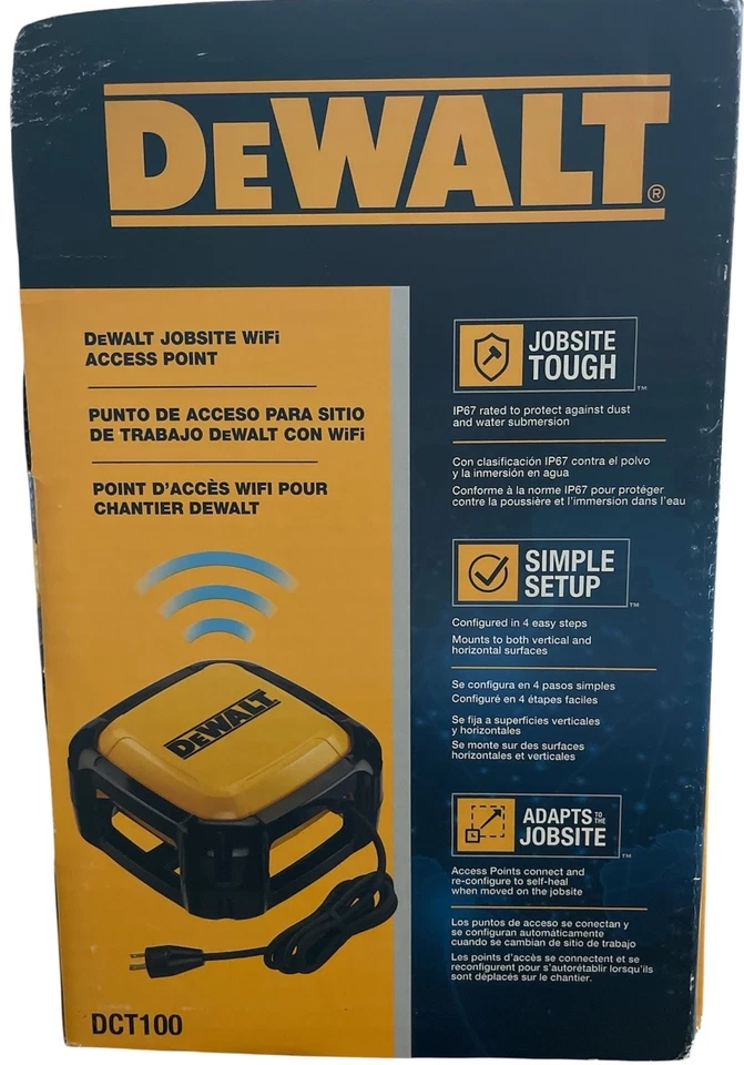 Dewalt DCT100 Jobsite WiFi Access Point NEW - Image 2 of 3