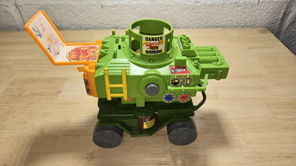 Leer Descripción ¡LANZADOR DE PIZZA BANDAI VINTAGE 1988 TMNT MUTANTE TORTUGAS NINJA! Foto 2 de 4