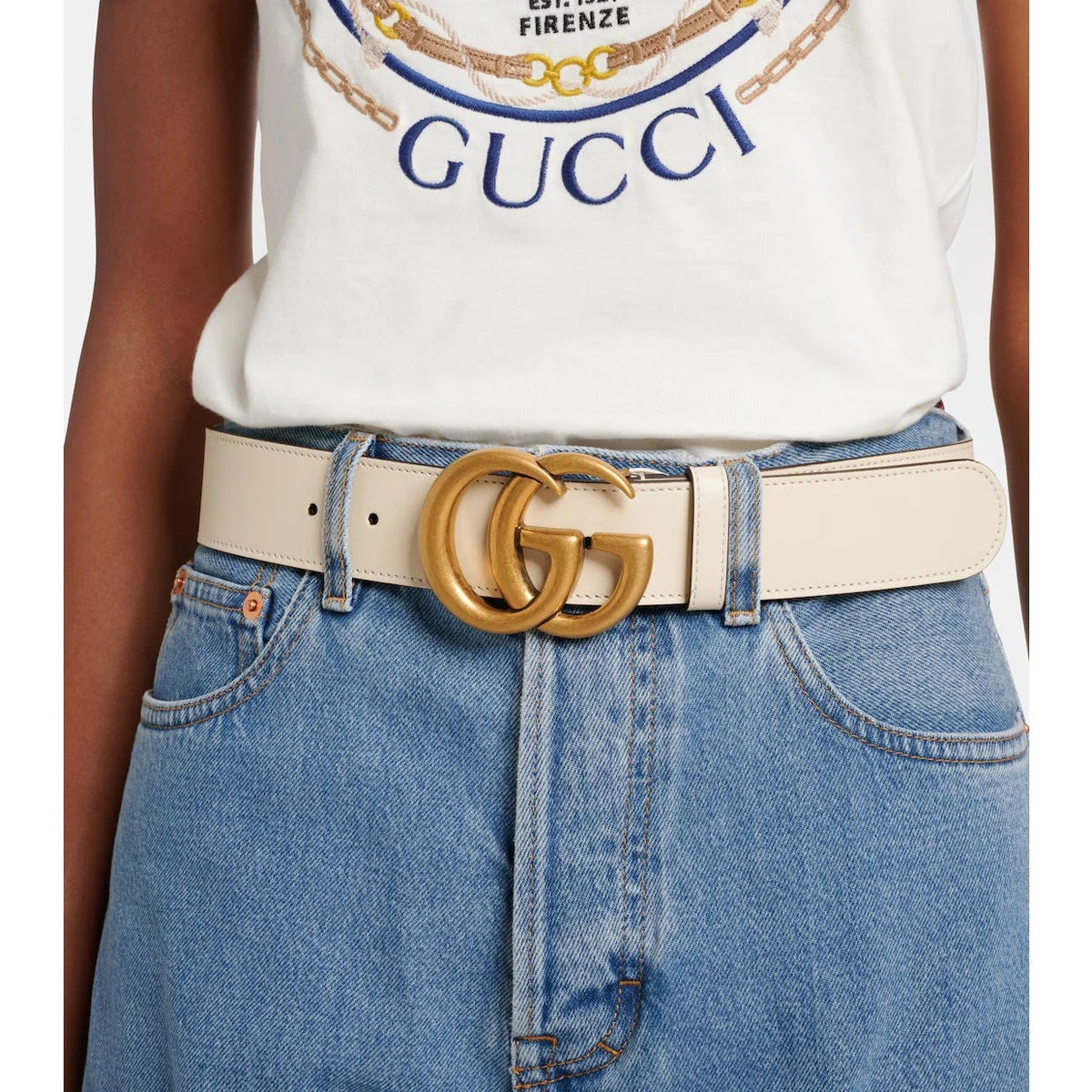 Gucci Waist Belt White Belts for Women for sale | eBay