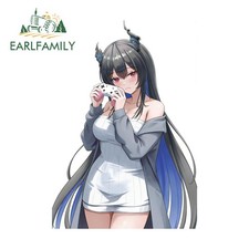 EARLFAMILY Nerissa Ravencroft Hololive Car Sticker Decal Laptop Truck Decor