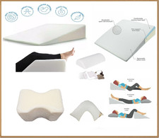 Orthopedic Back Support Wedge V Pillow LARGE XL Foam Acid Reflux Leg Raise Bed