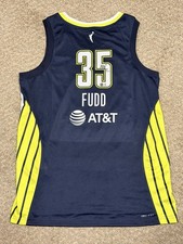 Azzi Fudd Signed Dallas Wings Nike Jersey #1 Pick Inscription WNBA Beckett COA