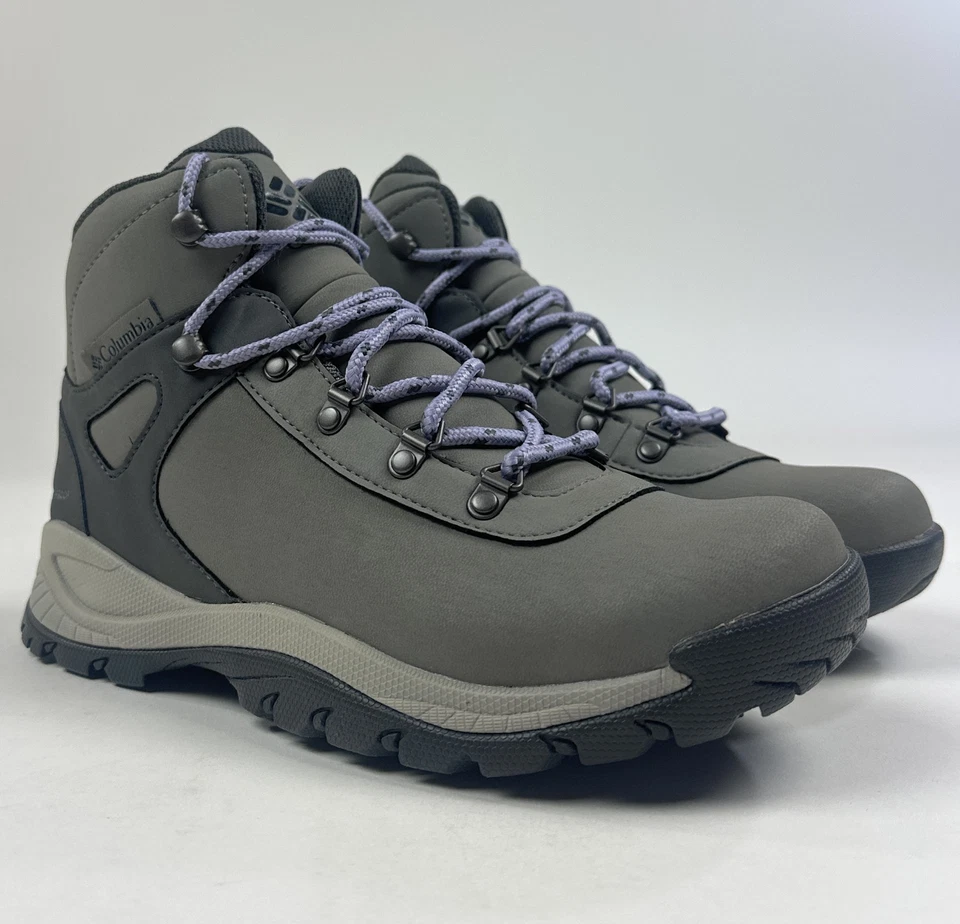 Женские туристические кожаные водонепроницаемые ботинки Columbia Yoncalla серые ширина 10 YL1090-008 - Изображение 2 из 4