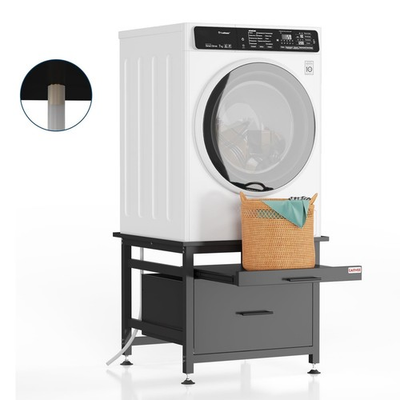 #ad #ad Washer and Dryer Pedestals w Pullout Shelf and Drawer 29quot; Metal Laundry Pedestal $149.45