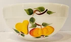 Vintage Anchor Hocking Fire King Gay Fad Fruit Milk Glass Mixing Bowl 8 3/4”