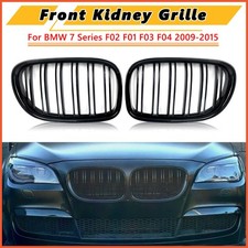 Gloss Black Front Kidney Grill M Style For Bmw F01 F02 740i 750li 760li 4d 09-15