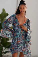 NWT Size M - Anthropologie Cotton Boho Cover up mini Dress (NWT US$ 98)