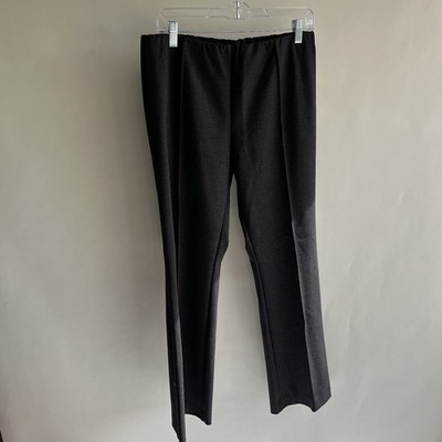 Elliott Lauren Houndstooth Stretch Dress Pants Trousers Sz 12 Women s Pull On 