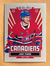 2025-26 OPC Retro #58 Jake Evans Montreal Canadiens