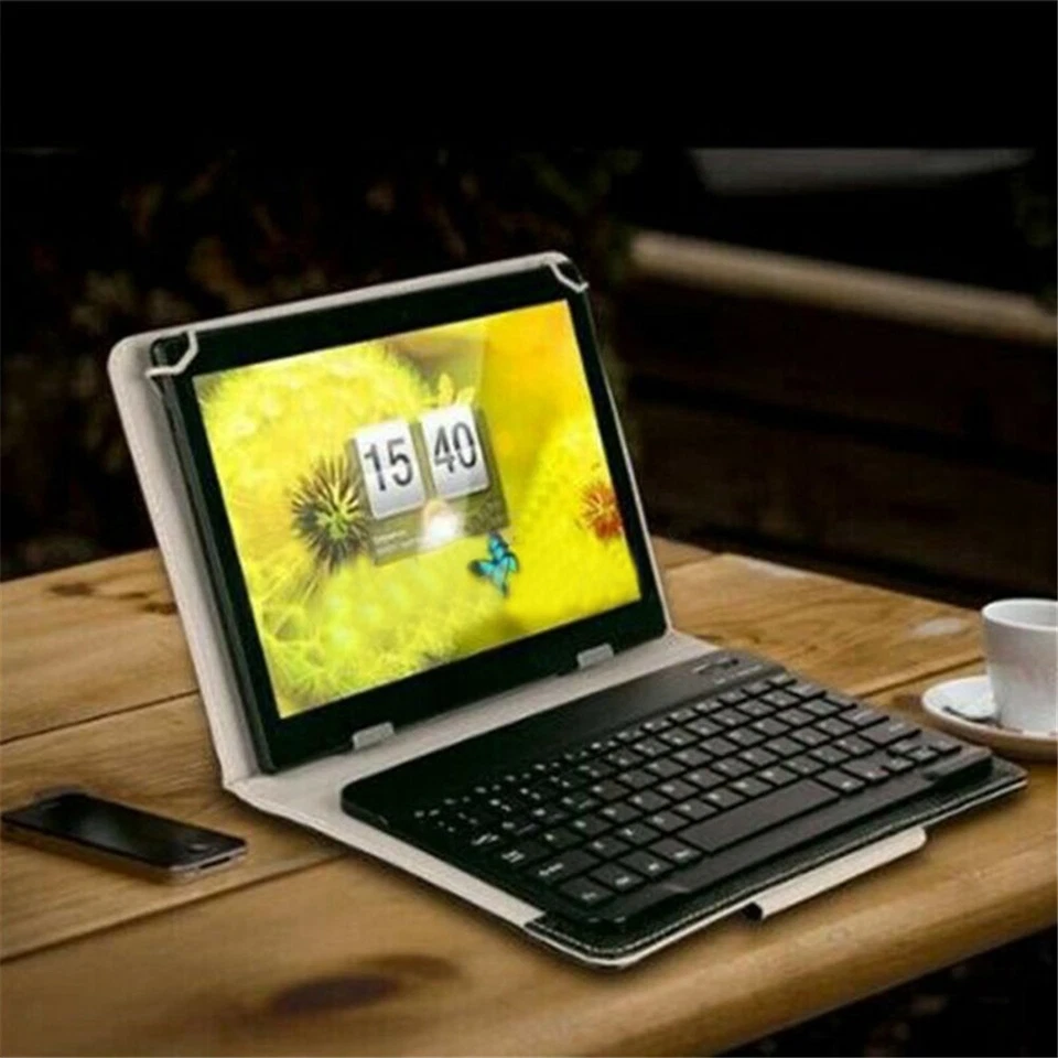 Black For iPad 9th/8th/7th Gen 10.2 10th 10.9 Air Keyboard PU Leather Case Cover - Image 2 of 4