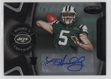 2016 Certified Mirror Black 1/1 Christian Hackenberg #SC-CH Rookie Auto RC 05or