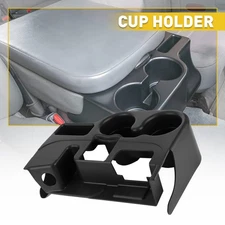 Black Center Console Cup Holder Fit For 03-12 Dodge Ram 1500 2500 3500 Auto Part