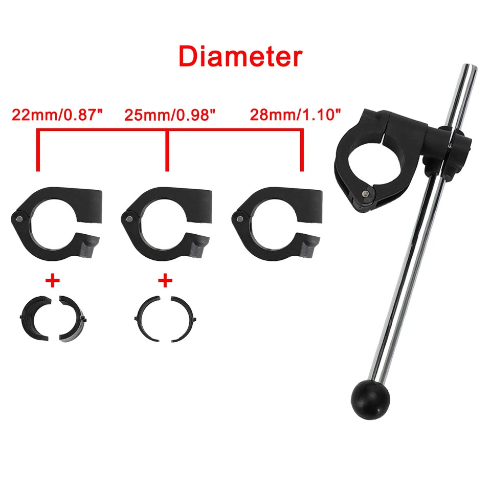 Windschild Windschutzscheibe Universal Motorrad für 22/28/25MM Lenker - Bild 3 von 4