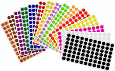 Labels Removable Adhesive Approximately 5/8 Inch in 15 Assorted Colors 15Mm ro