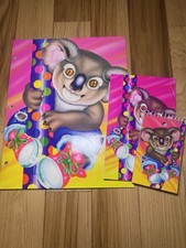 Vtg Fantastic World Lisa Frank Koala Folder  Notebook 1990 Excellent Condition