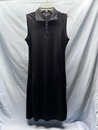 NWOT Bermuda Sands Women’s Dress S Black Tennis Golf Shorts Pockets - Picture 1 of 10