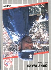 1989 Fleer Gary Ward New York Yankees #273 Base Baseball Card MLB Outfielder NYY