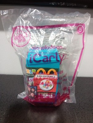 McDonalds Nickelodeon: iCarly Rare Blue Sticker Locker NEW Sealed