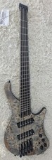 Ibanez EHB1505MSBIF Multi Scale Headless 5-String Bass - Black Ice Flat Finish