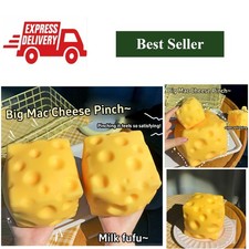 Cheese Squishy Squeeze Ball 5 cm Slow Rebound Fidget Stress Relief Toy