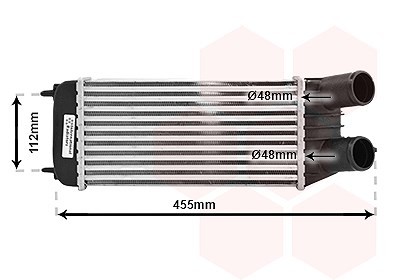 Van Wezel LadeluftküHler U.A. FüR CitroËN, Fiat, Peugeot, Toyota-image