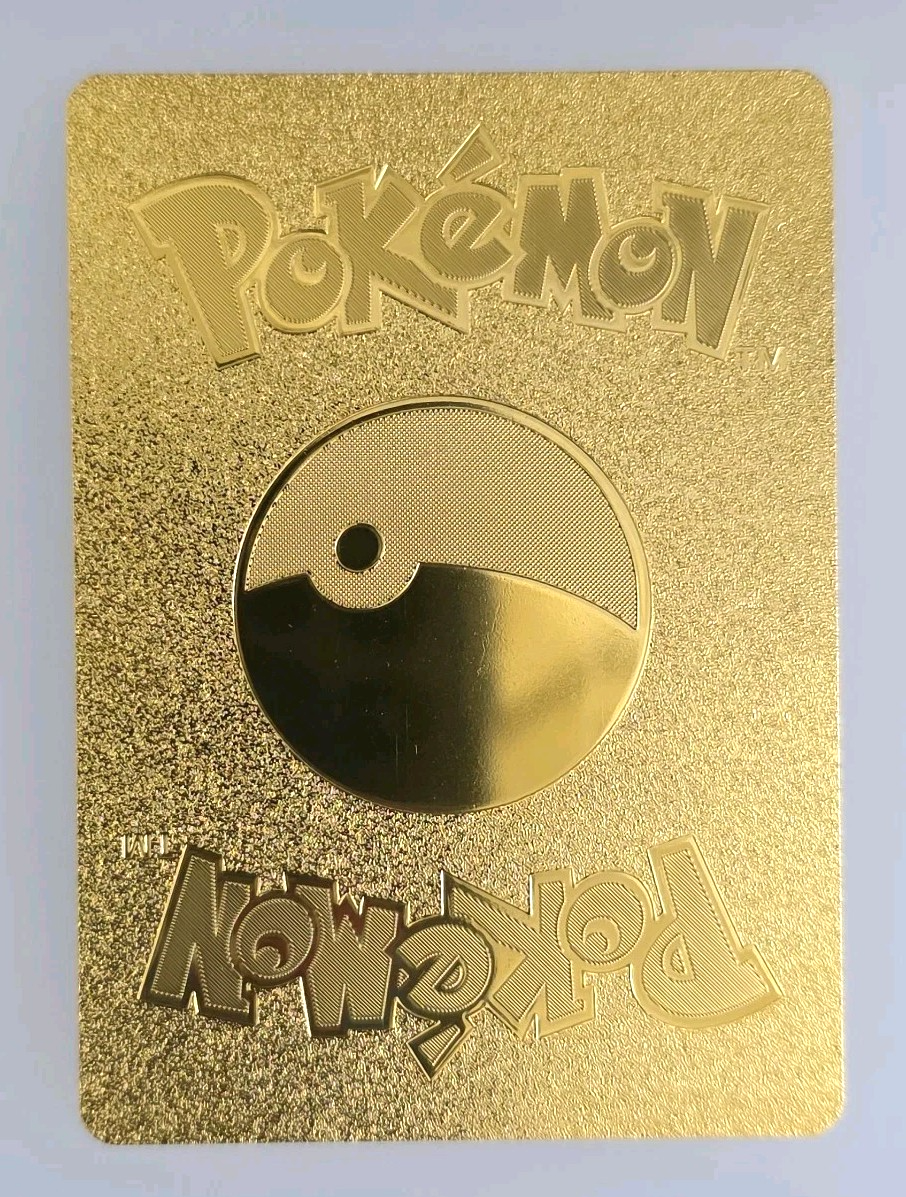 Pokémon Pikachu VMAX 310hp Gigantamax Gold Foil Fan Art Collector