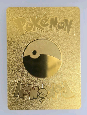 Pokémon Pikachu VMAX 310hp Gigantamax Gold Foil Fan Art Collector