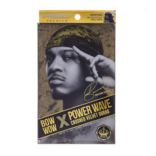 KISS RED Premium Bow Wow X Power Wave Crushed Velvet Durag Moss Green 