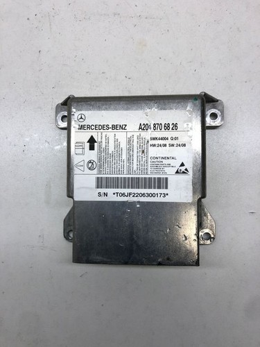 Mercedes-Benz C W204 2010 Airbagsteuergerät A2048706826 DRA82525
