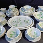 Shelledge Bamboo Syracuse China Dinnerware 44 Piece Set