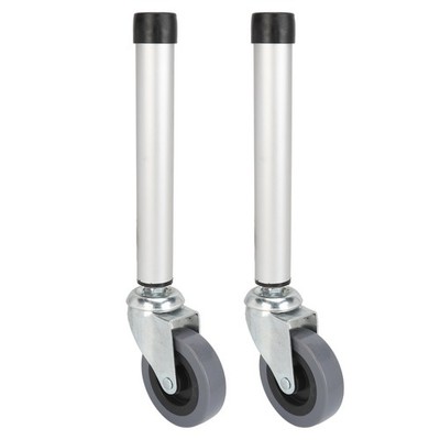 Walker Wheels Universal Rotating Adjustable Height Replacement Seniors Walker Fr