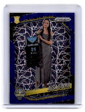 2025 Panini Prizm WNBA #85 Ajsa Sivka Blue Velocity Prizms Image Variation