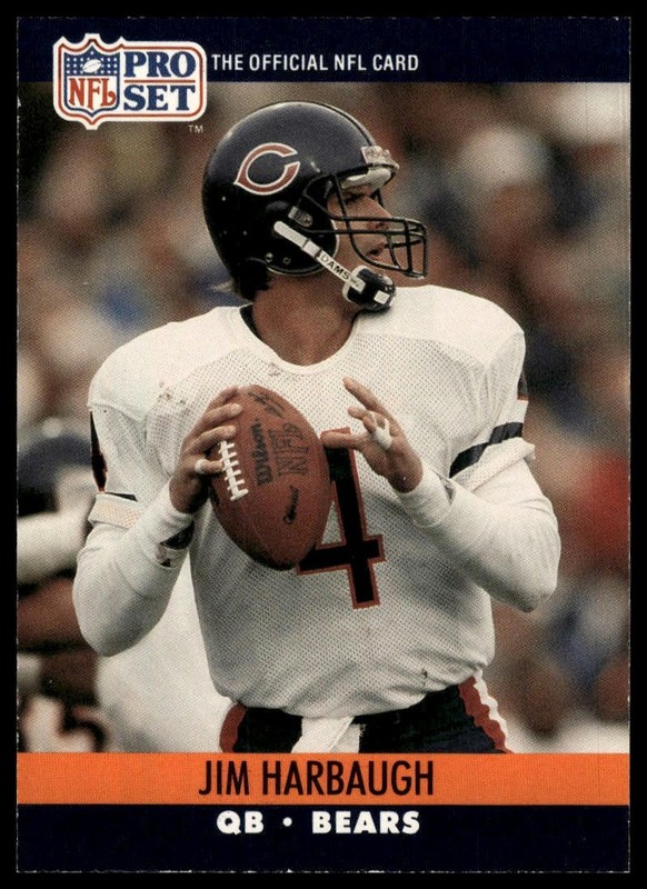 1990 Pro Set #452 Jim Harbaugh
