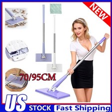 Snap Grip Mini Mop 70cm/95cm,Zero Touch Mini Mop,No Wash Lazy Mop Wet and Dry US
