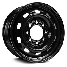 Rt 17 Steel Wheel 8 Lug A2185 Wheel 17x7.5 40 8x165.1 Black Single Rim