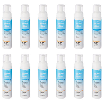 Smith & Nephew Secura Total Body Foam Cleanser, 8.5 oz Each - Case of 12 Bottles