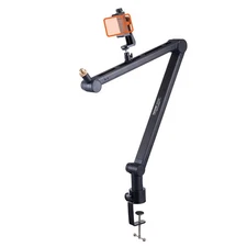KFFKFF 360° Mic Arm, 3lbs Desk Mount for Blue Yeti, Shure, RODE +