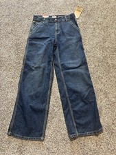 Oshkosh NWT Carpenter 90s Dark Wash Jeans Boys 12R Baggy Loose Fit